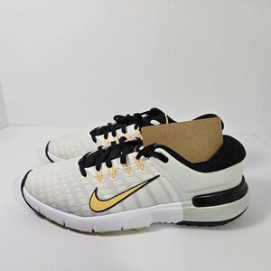 Nike Free Golf NN Golf Shoes Cleats Mens 11 White Black Gold FN0332-002